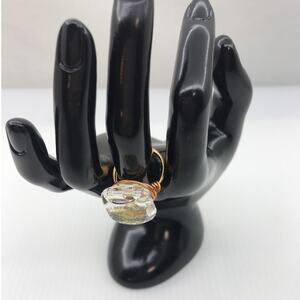 Whimsigoth Handmade Wire Wrapped Chunky Statement Ring 8.25